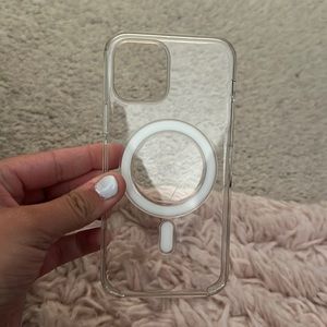 Clear iPhone Apple case